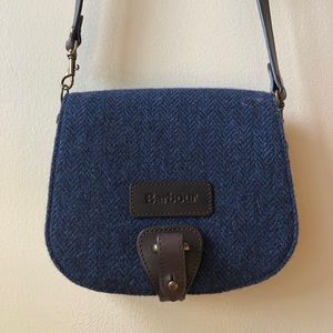 Barbour Wool Crossbody Purse